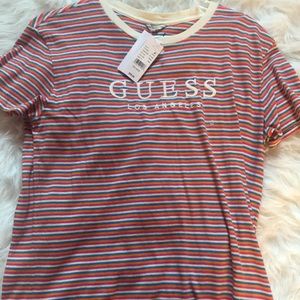 ⭐️NWT striped guess shirt